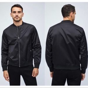 Bonobos classic black bomber jacket sz M